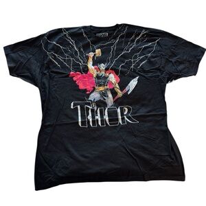 Marvel Black T-Shirt with Thor 3XL Brand New